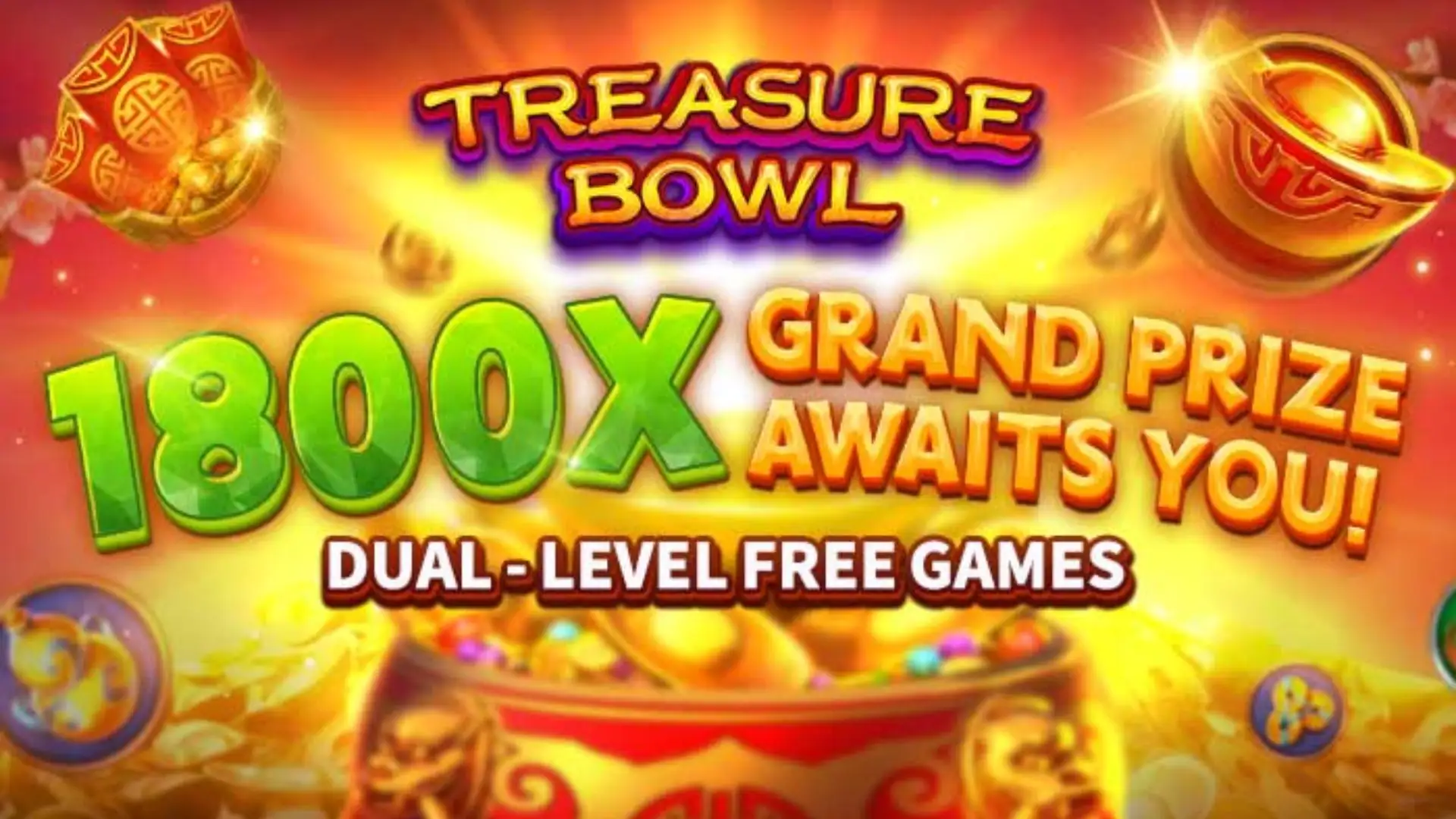 Multiplicadores Treasure Bowl vez777 - 7777x Máximo com Tigela Dourada